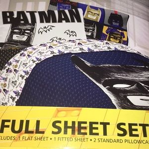 New Full Batman Sheet Set